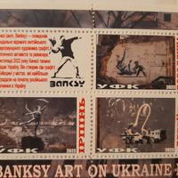 Set francobolli Banksy