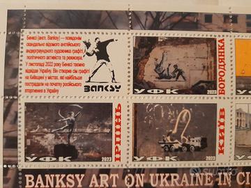 Set francobolli Banksy