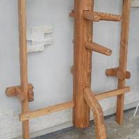 Uomo di legno wooden dummy wing chun con struttura