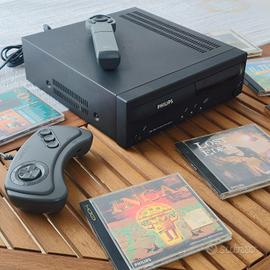Philips CD-I 470 con DVC, comandi, giochi