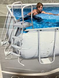 Piscina Solamente struttura di acciaio