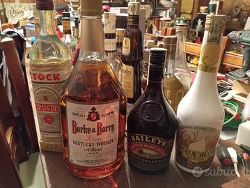 Collezione di bottiglie varie Burke &Barry