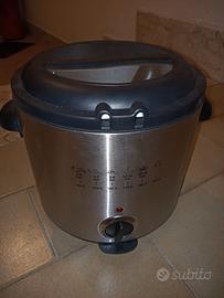 friggitrice in acciaio