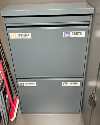 Patumiera raccolta differenziata alluminio 