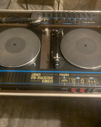 consolle  Dj a vinile vintage