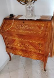 scrittoio con ribalta legno 