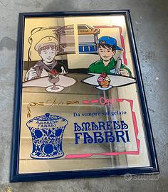 Specchio Pubblicitario Vintage "Amarena Fabbri"