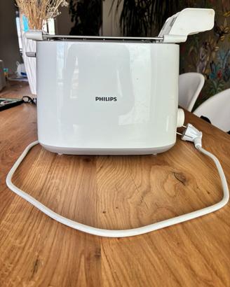 Tostapane Philips con Pinze Scaldabriosche Bianco