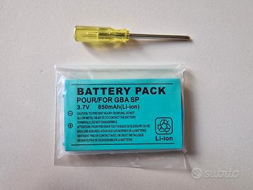 Game Boy Advance sp Battery Pack NUOVO