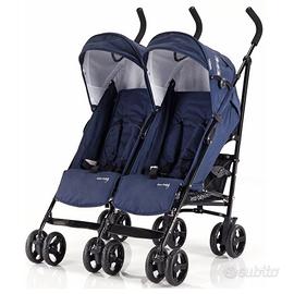 Passeggino gemellare Knorr Babj side by sid, navy