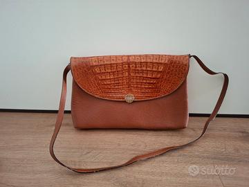 Borsa Zenith in pelle e coccodrillo 