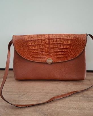 Borsa Zenith in pelle e coccodrillo 