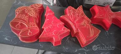 terracotte a forma natalizie per forno