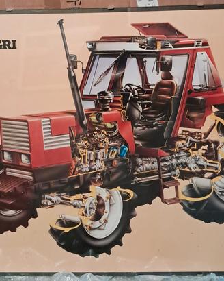 Spaccato  FIATAGRI 140-90 DT Turbo (Anni '80)