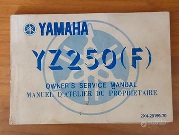 Libretto uso manutenzione Yamaha cross Yz 250 1979