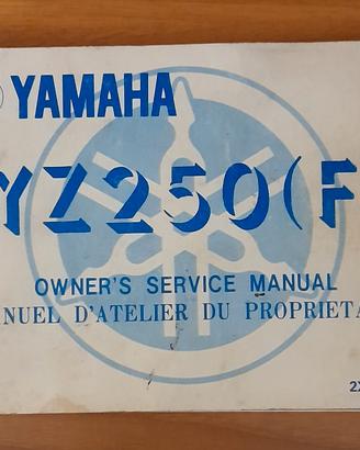 Libretto uso manutenzione Yamaha cross Yz 250 1979