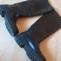 Stivale nero in pelle Dondup n. 41