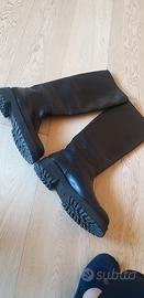 Stivale nero in pelle Dondup n. 41