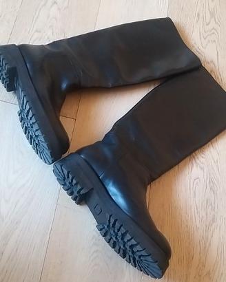 Stivale nero in pelle Dondup n. 41