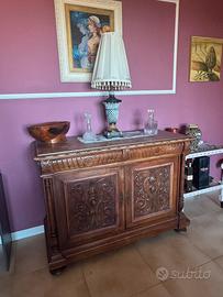 Credenza mobile antico in legno massello