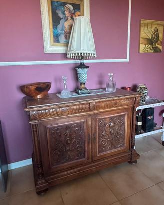 Credenza mobile antico in legno massello