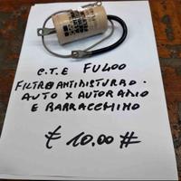 Filtro antidisturbo auto x Baracchino e autoradio