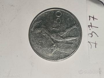 Monete da 50 lire del 1977 e del 19 78