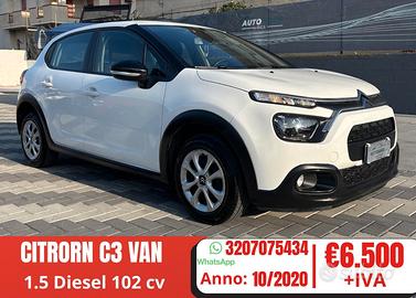 Citroen C3 1.5 Diesel 102 cv VAN 2 POSTI