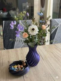 vaso moderno con portacaramelle 