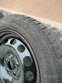 Cerchi ferro 16" + gomme  205 55 16  per VW Golf