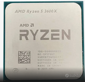 Ryzen 5 3600x con dissipatore originale