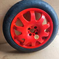 Ruotino in lega 125/80R17 Fiat-Lancia-Alfa su R16