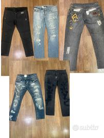 Set 4 Jeans + 1 Pantalone Dolce & Gabbana 46/48