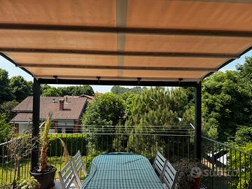 Pergola con tenda