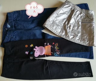 LOTTO 14pz ABBIGLIAMENTO FEMMINA 4-5anni