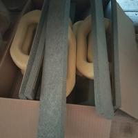 Fratazzo o spatola in spugna grigia cm. 38x7