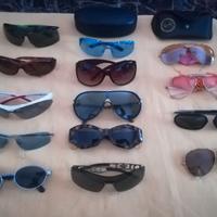 Occhiali da sole e montature da vista varie