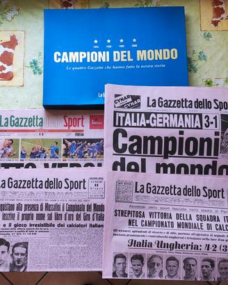 Le 4 Gazzetta dello sport - Campioni del mondo! 