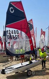 Open skiff barca vela ragazzo PRONTA ALL'USO!
