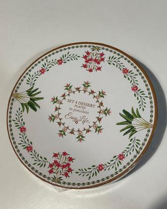 Set 4 piatti dessert Easy Life Magie d’Orient