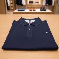 Polo Uomo Manica Corta - Blu Navy - Taglia XXL - N