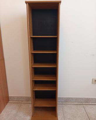 Scaffale in legno porta CD