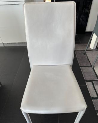 Sedie ecopelle bianco