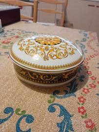 Portacaramelle in ceramica decorata