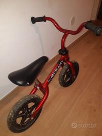 Bicicletta chicco balance red bullet
