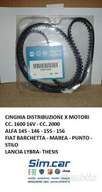 CINGHIA DISTRIBUZIONE X MOTORI CC.1600, 2000