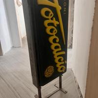Insegna bifacciale TOTOCALCIO originale