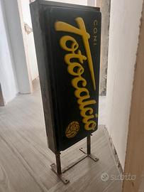 Insegna bifacciale TOTOCALCIO originale