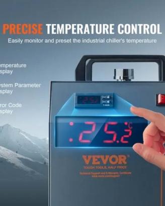 VEVOR Refrigeratore d'acqua industriale, CW-5202