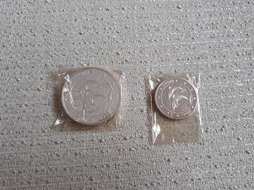 10 e 25 ECU in argento con delfini, Grecia